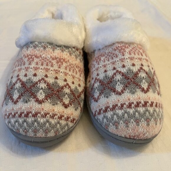 AEROSOLES | Pink White Memory Foam Slippers Women's Size 6.5-7.5-NEW - Picture 1 of 8